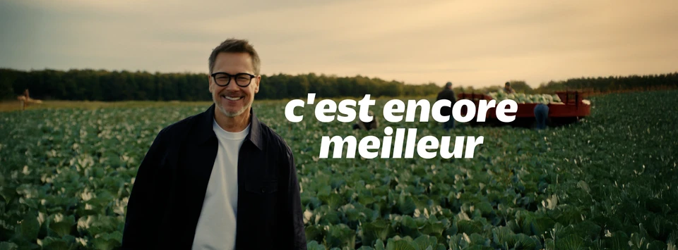 Visuel de la campagne C'est encore meilleur de Metro